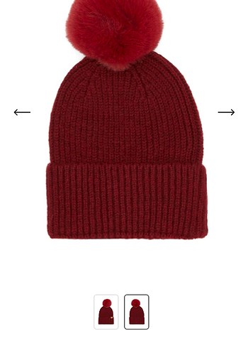 Beymen Bordo Kadın Örgü Yün Bere - Görsel 2