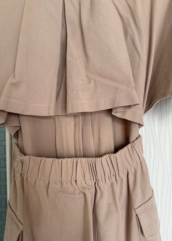 Bej Kemerli Kadın Uzun Tulum - Görsel 4