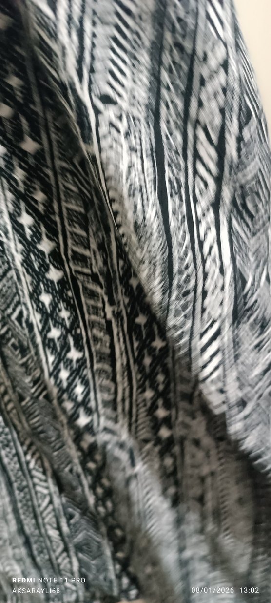 Pembe Baskılı Hamile Midi Gömlek - Görsel 3