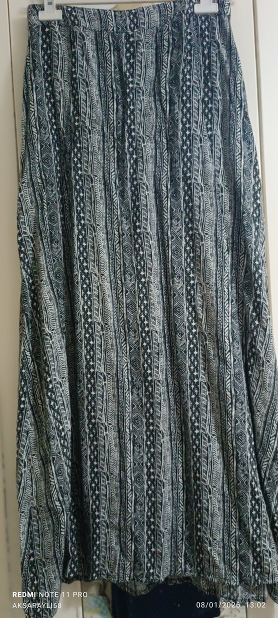 Pembe Baskılı Hamile Midi Gömlek - Görsel 2