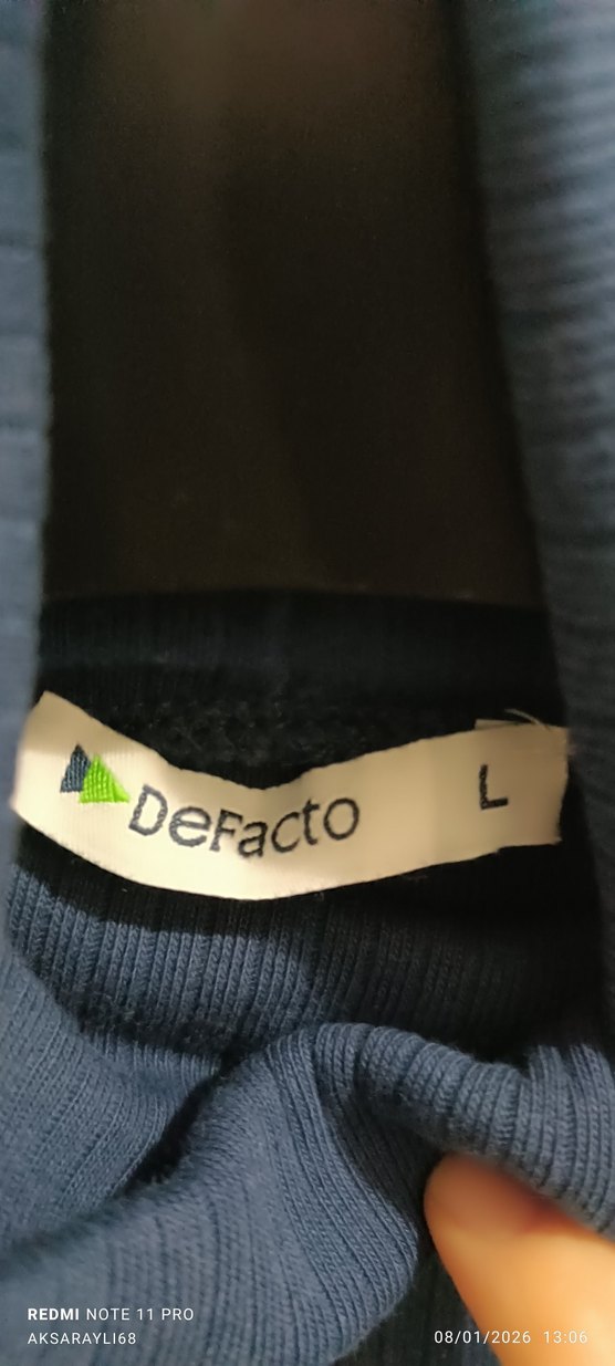 Kadın Lacivert Pilili Boğazlı Triko - Görsel 2