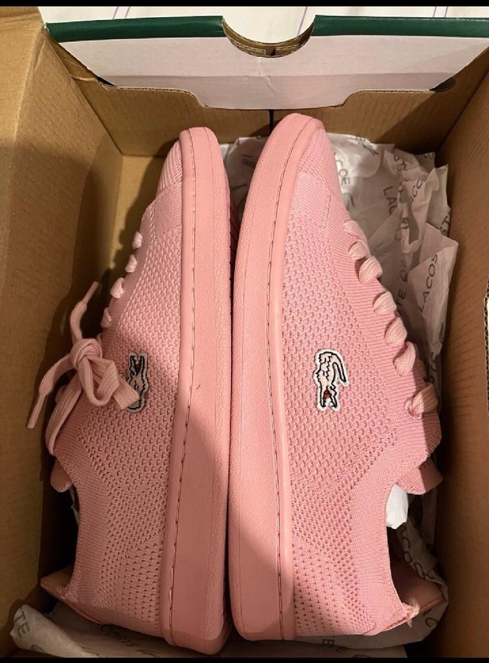 Lacoste Pembe Bağcıklı Kadın Spor Ayakkabı - Görsel 5