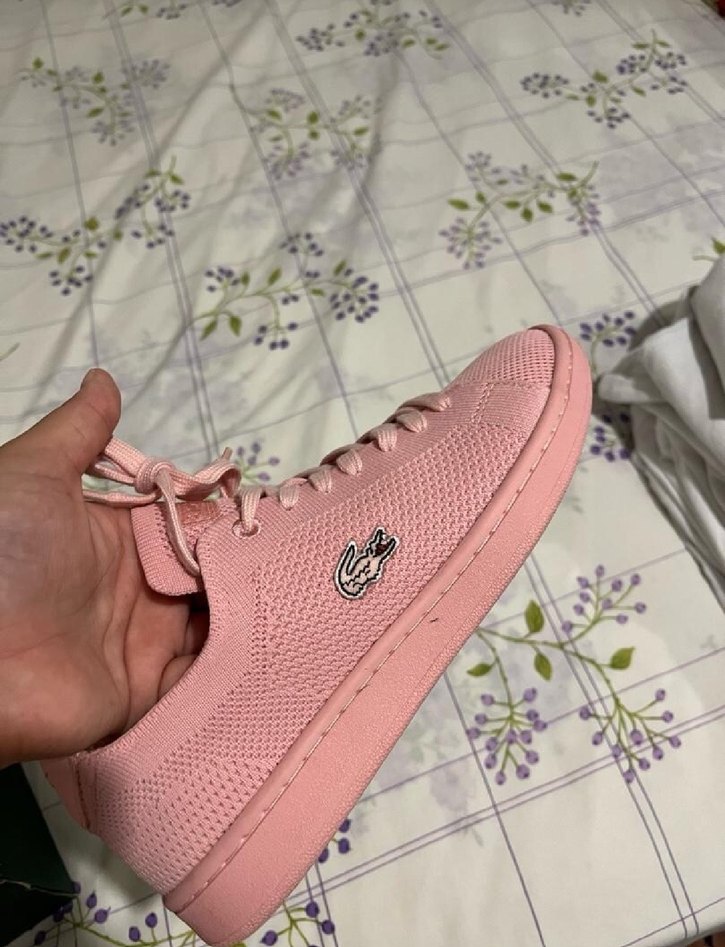 Lacoste Pembe Bağcıklı Kadın Spor Ayakkabı - Görsel 4