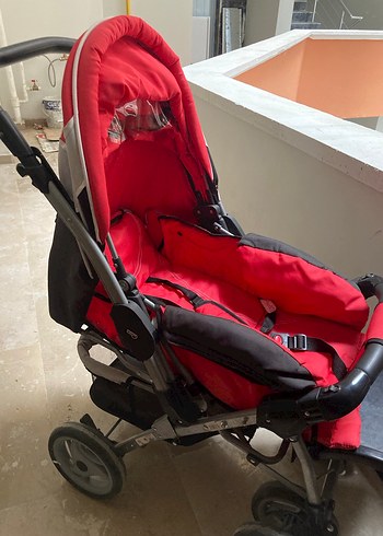 Sunny Baby Kırmızı-Gri Bebek Arabası - Görsel 2