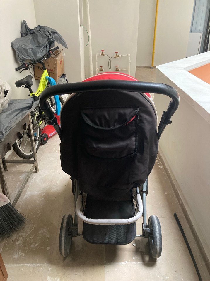 Sunny Baby Kırmızı-Gri Bebek Arabası - Görsel 3