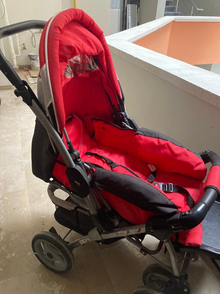 Sunny Baby Kırmızı-Gri Bebek Arabası - Görsel 2