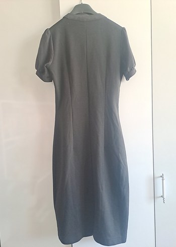 Kadın Siyah Midi Gotik Elbise - Görsel 5