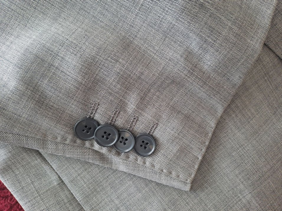 Gri Erkek Ofis Takım Elbise Ceket - Görsel 4