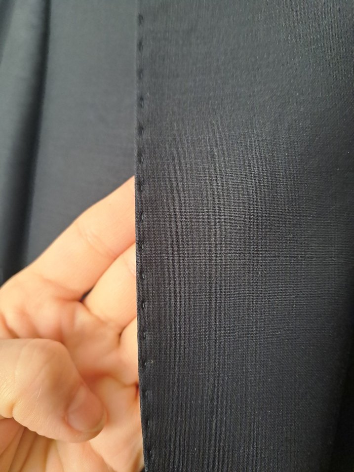 Lacivert Düğmeli Erkek Ofis Takım Elbise Ceketi - Görsel 4