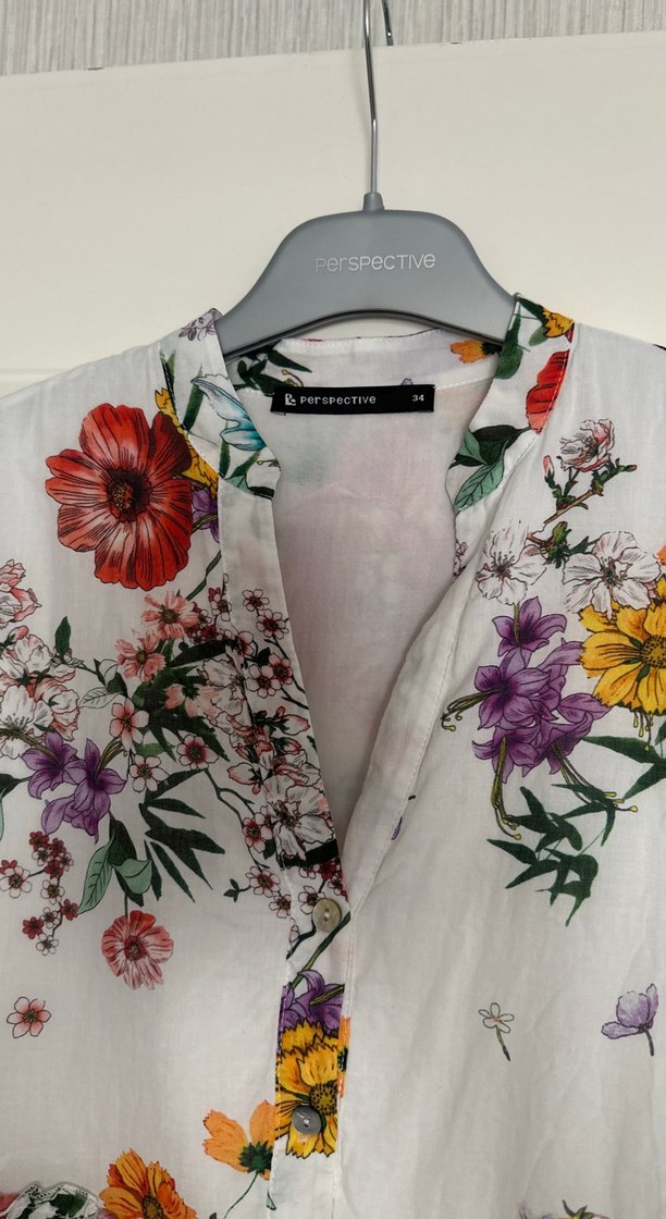 Çiçek Desenli Uzun Kollu Bohem Mini Elbise - Görsel 2