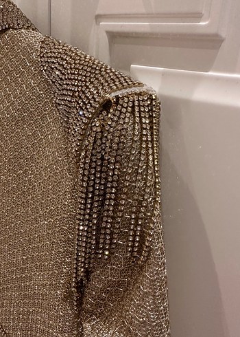 Bej Nakışlı Çocuk Takım Elbise - Görsel 3