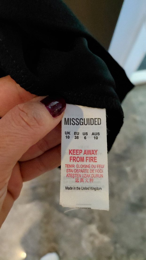 missguided Siyah V Yaka Midi Kadın Elbise - Görsel 3