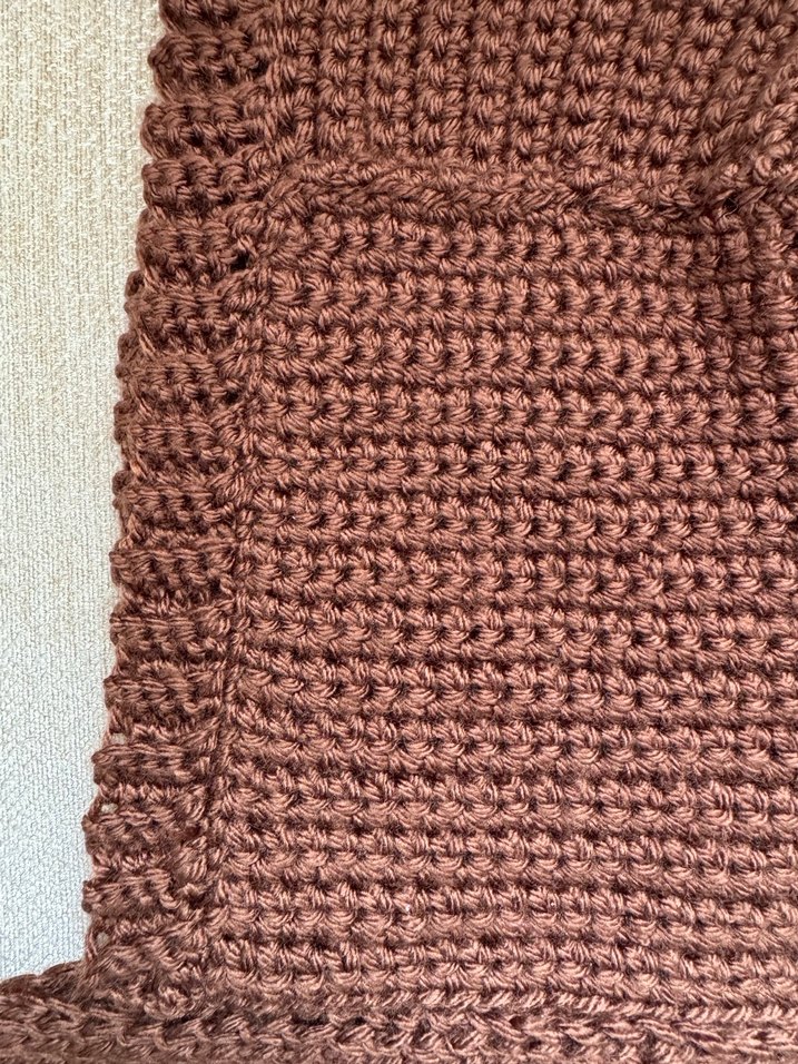 Kahverengi El Örgüsü Kadın Bere / Bonnet / Balaklava - Görsel 2