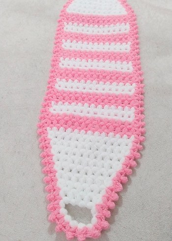 renkli El Örgüsü Banyo lifi - Görsel 2