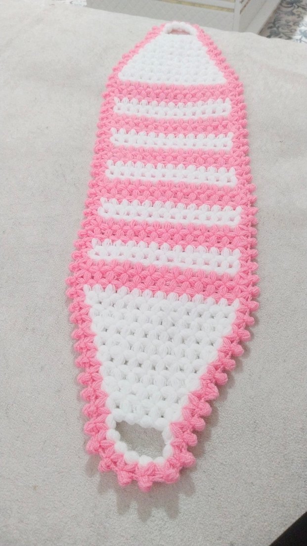 renkli El Örgüsü Banyo lifi - Görsel 2