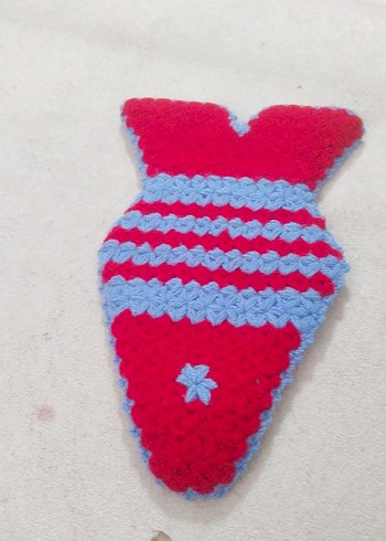 Renkli Örgü Banyo lifi - Görsel 2