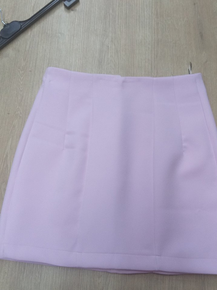 Piliseli Mini Kadın Kumaş etek - Görsel 2