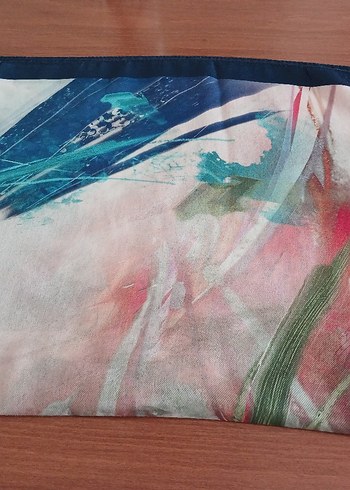 Çok Renkli Bohem Tarz İpek Şal - Görsel 2