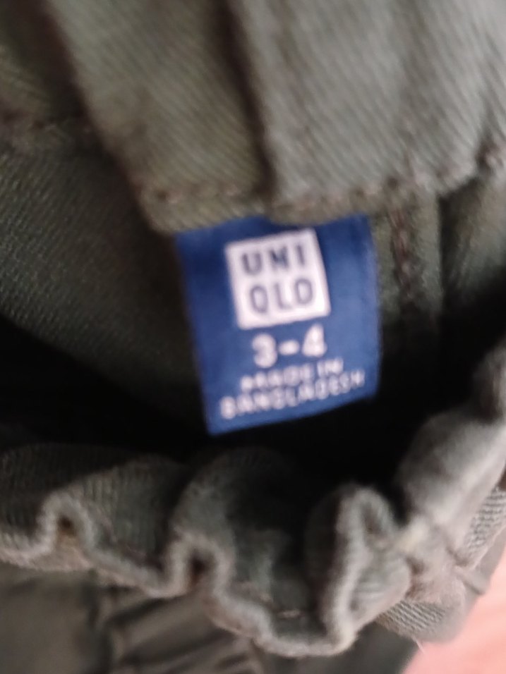 Erkek Çocuk Haki Bol Kesim Kargo Pantolon - Görsel 4