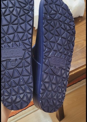 Erkek Mavi Kauçuk Tokalı Sandalet - Görsel 4