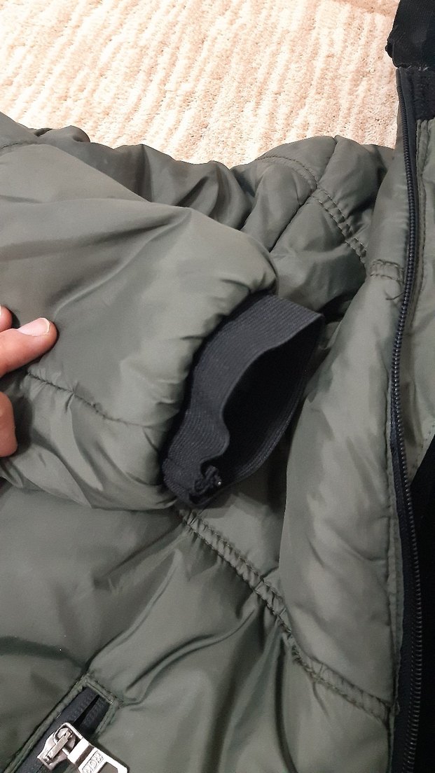 Erkek Çocuk Gri Fermuarlı Street Wear Mont - Görsel 3