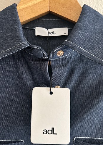 Kadın Gri Denim Gömlek - adL - Görsel 3