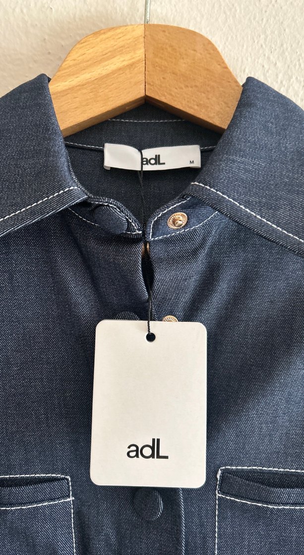 Kadın Gri Denim Gömlek - adL - Görsel 3