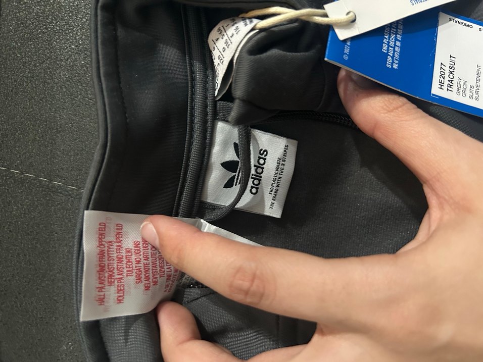 Erkek Adidas Gri Fermuarlı Eşofman Takımı - Görsel 5