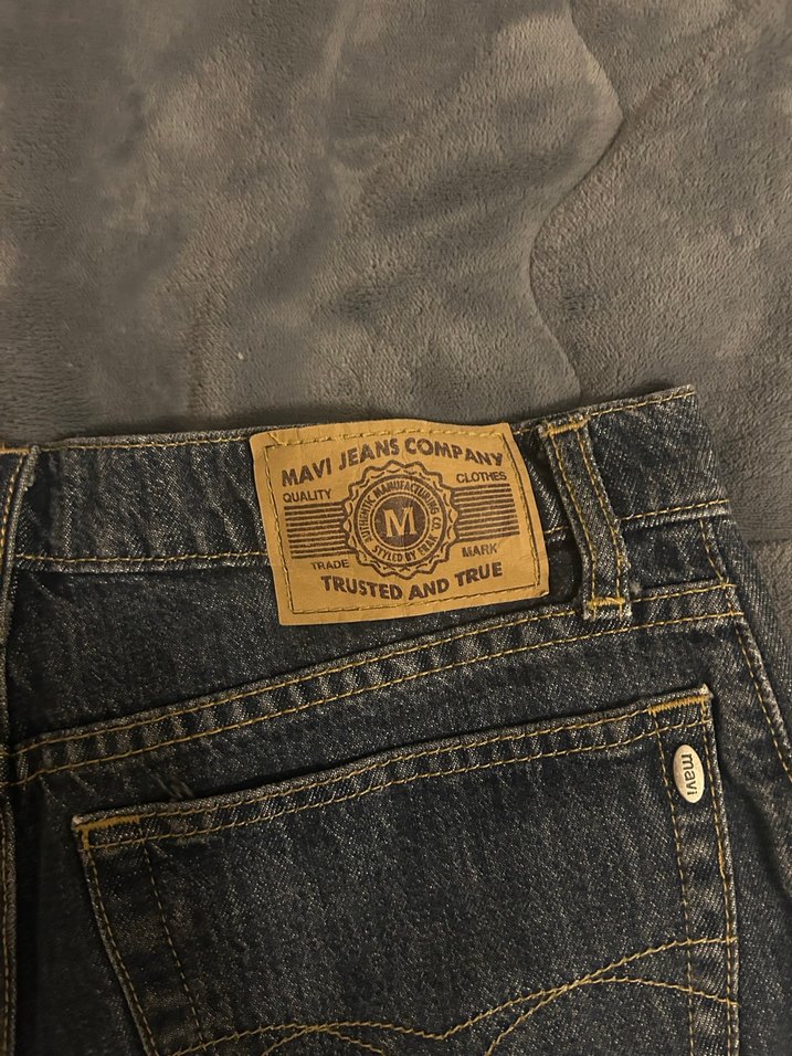 Gri Midi Kot Şort, Kemerli, Rahat Kesim - Görsel 3