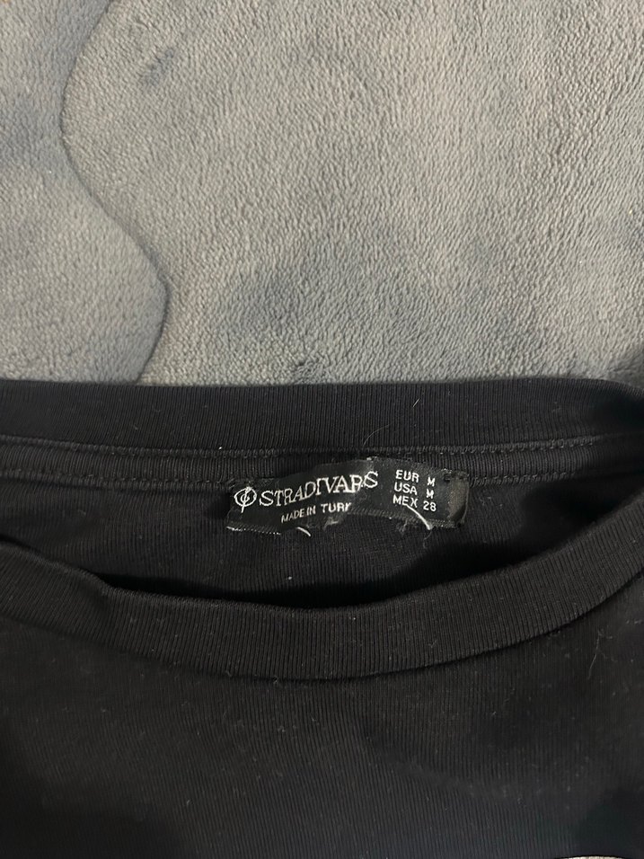 Siyah Baskılı Kadın Sweatshirt - Görsel 3