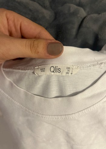 Beyaz Denim Yıldız Baskılı Kadın Tişört - Görsel 2