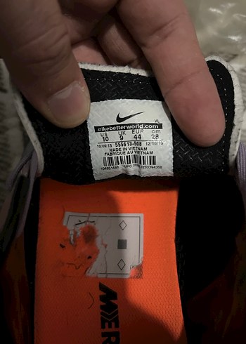 Gri Erkek Futbol Ayakkabısı Velcro Detaylı - Görsel 5