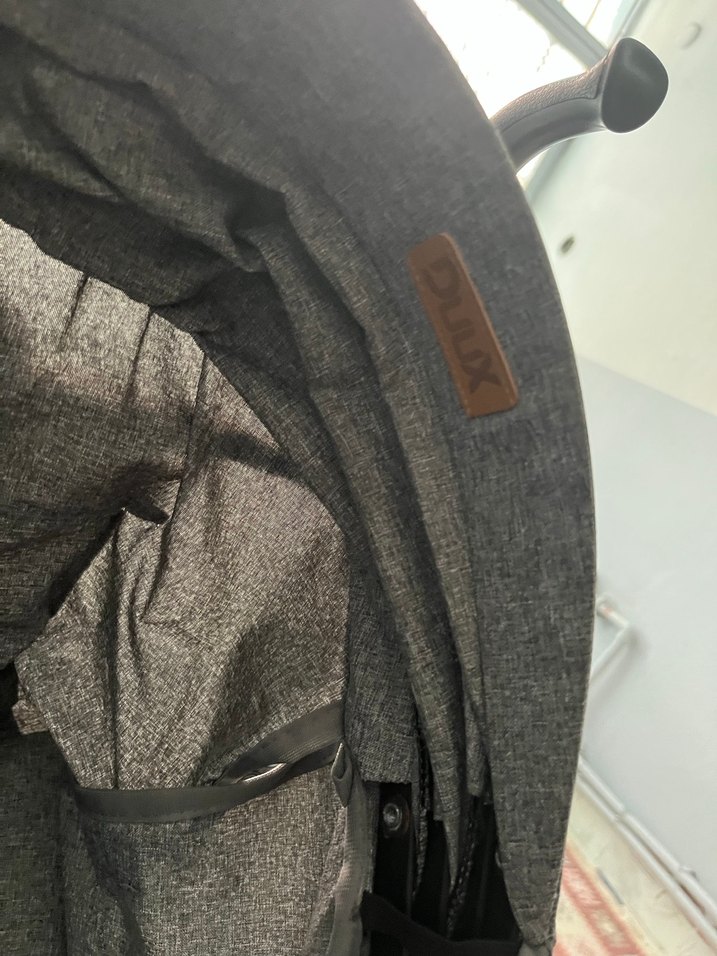 Gri Bebek Arabası Hafif ve Kullanışlı - Görsel 5