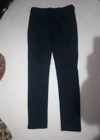 Siyah Kemerli Kadın Kot Pantolon - Görsel 3