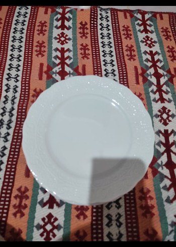 Kutahya Porselen Desenli Beyaz Tabak - Görsel 3