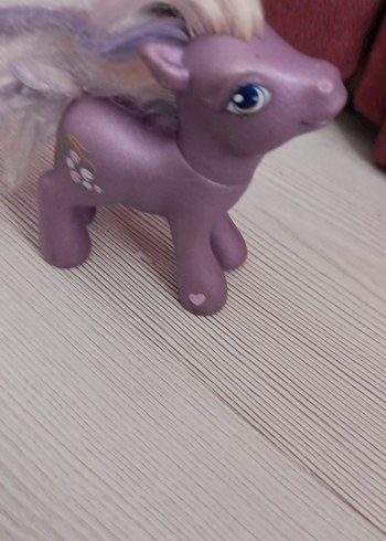 Pastel Mor At Figürü oyuncak - Görsel 3