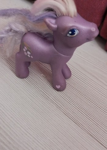 Pastel Mor At Figürü oyuncak - Görsel 2