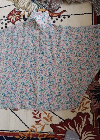 Çiçek Desenli Bohem Kadın Gömlek - Görsel 8