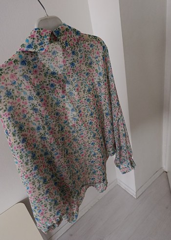 Çiçek Desenli Bohem Kadın Gömlek - Görsel 5