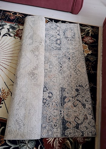 Gri Bohem Desenli Halı - Görsel 9