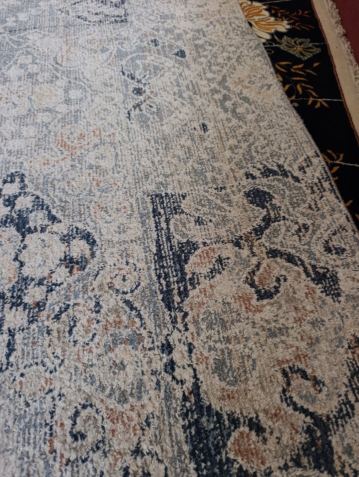 Gri Bohem Desenli Halı - Görsel 5