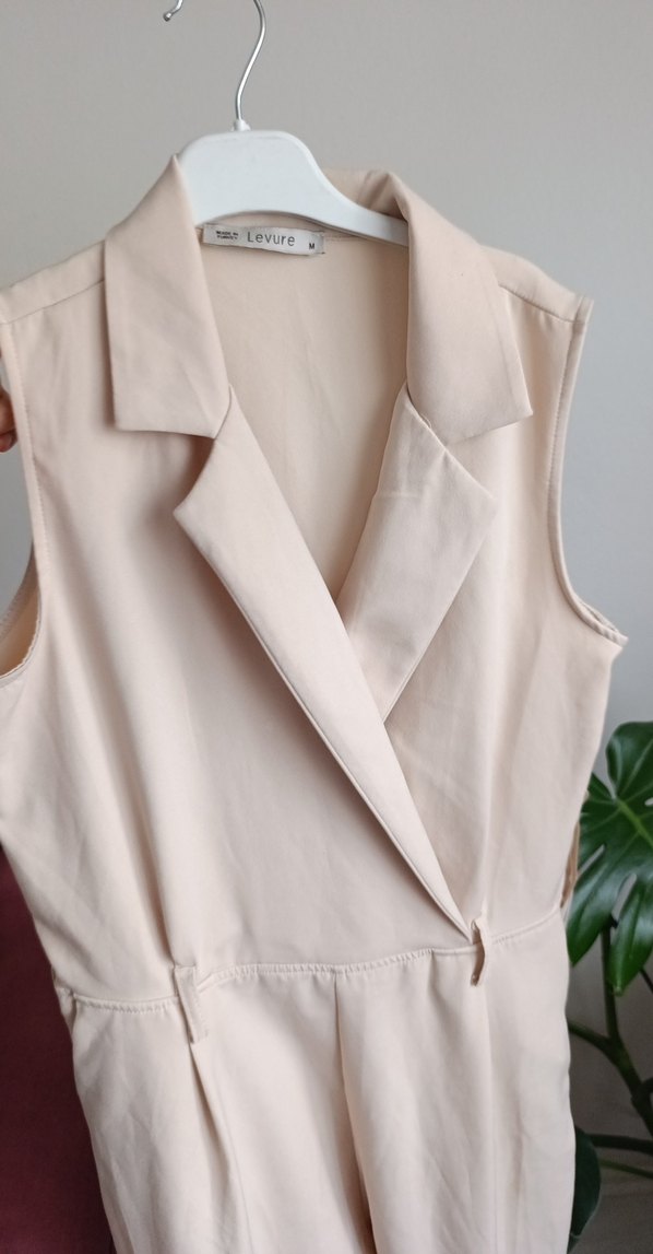 Bej Minimalist  Tulum, Kolsuz, Midi Boy - Görsel 2