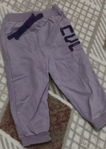 Mor Rahat Kesim Kız Çocuk Eşofman Altı - Görsel 2