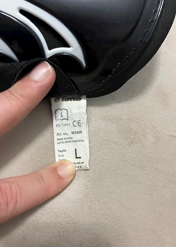 Siyah Lotto Diz Koruyucu - Görsel 3