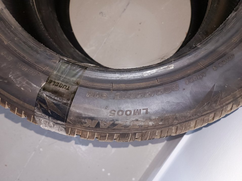 kışlık lastik 205/55/r16 - Görsel 2