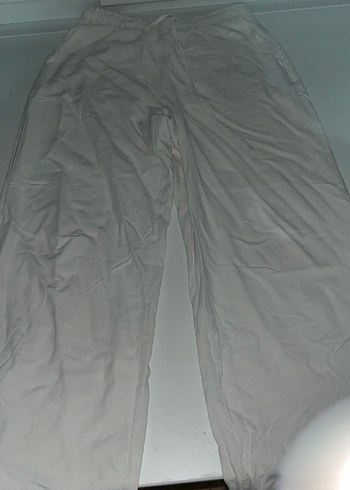 Bej Kadın Keten Salaş Pantolon - Görsel 3