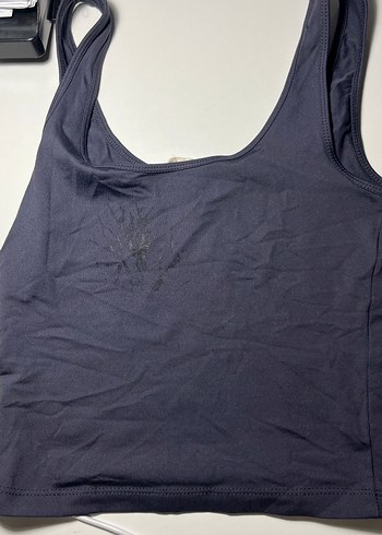 Lacivert askılı crop - Görsel 3