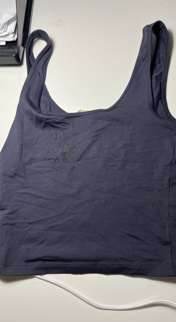 Lacivert askılı crop - Görsel 3