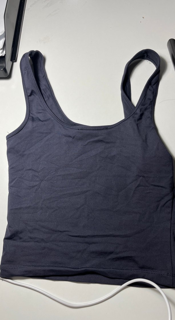 Lacivert askılı crop - Görsel 4