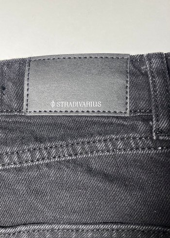 Siyah Denim Mini Etek - Görsel 5